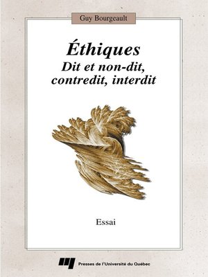 cover image of Éthiques